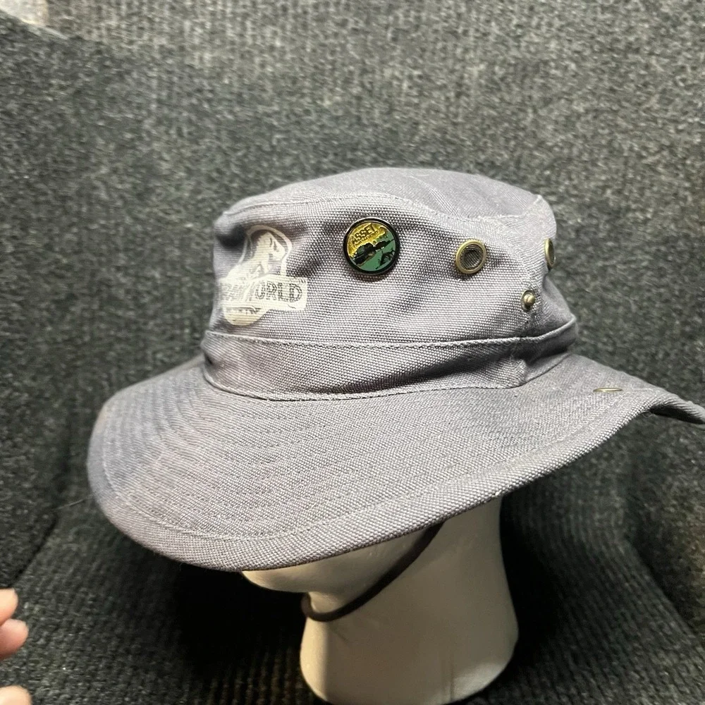 Universal Studios Park Jurassic World Outlander Safari Bucket Adult Hat Pins Y2K
